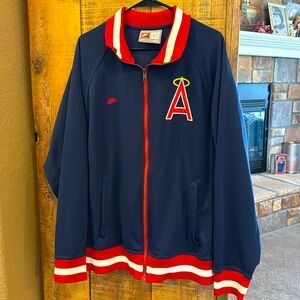 California Angels Nike Cooperstown Collection Track Jacket